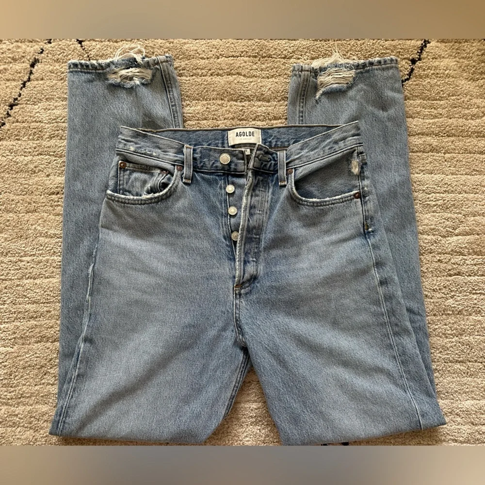 AGOLDE 90'S PINCH WAIST HIGH RISE STRAIGHT IN STAGE